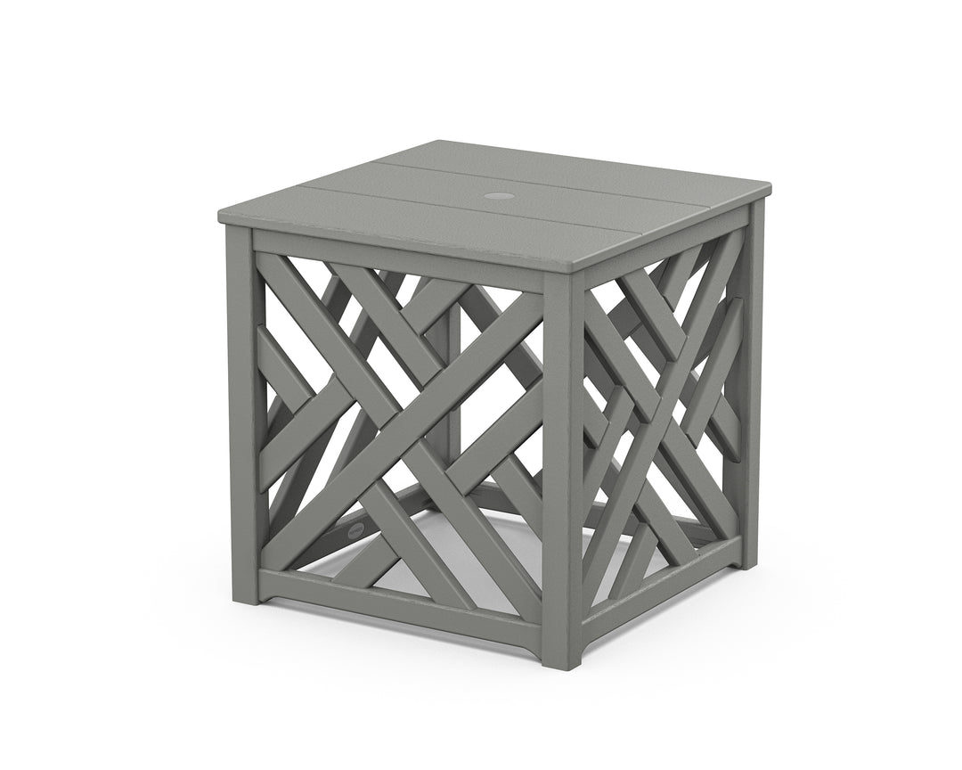 POLYWOOD® Chippendale Umbrella Stand Accent Table