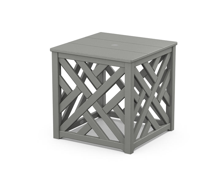 POLYWOOD® Chippendale Umbrella Stand Accent Table