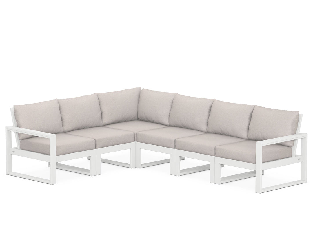 POLYWOOD® EDGE 6-Piece Modular Deep Seating Set