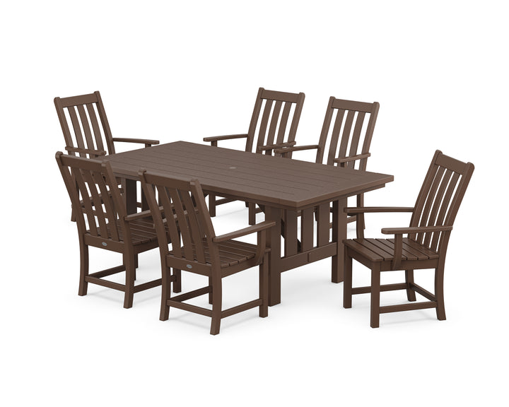 POLYWOOD® Vineyard Arm Chair 7-Piece Mission Dining Set