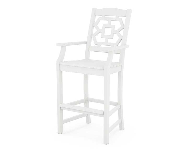 Martha Stewart by POLYWOOD® Chinoiserie Bar Arm Chair