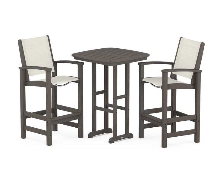 POLYWOOD® Coastal 3-Piece Bar Set
