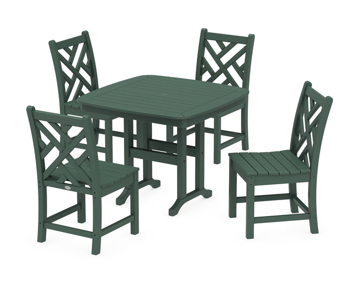 POLYWOOD® Chippendale 5-Piece Side Chair Dining Set