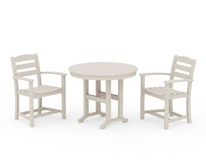 POLYWOOD® La Casa Café 3-Piece Round Dining Set