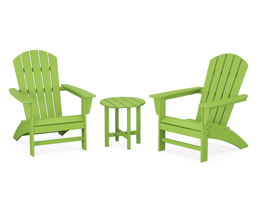 POLYWOOD® Nautical 3-Piece Adirondack Set