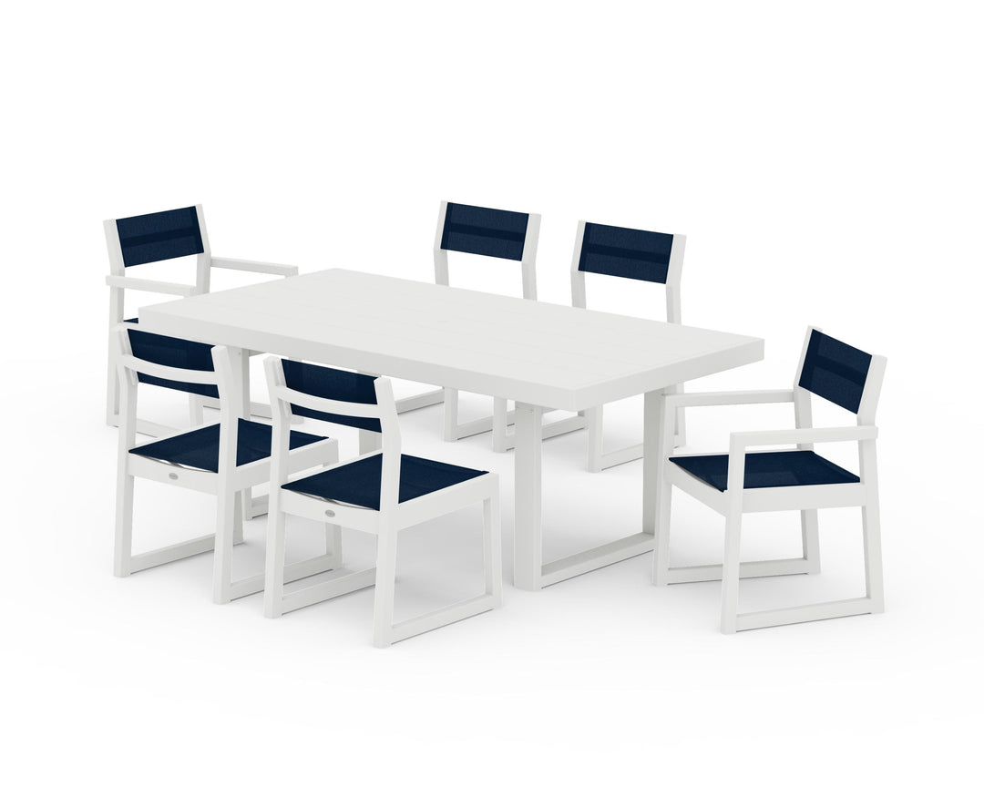 POLYWOOD® EDGE Sling 7-Piece Dining Set
