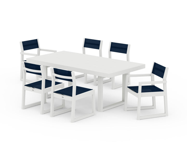 POLYWOOD® EDGE Sling 7-Piece Dining Set