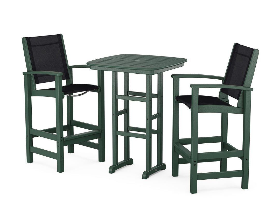 POLYWOOD® Coastal 3-Piece Bar Set