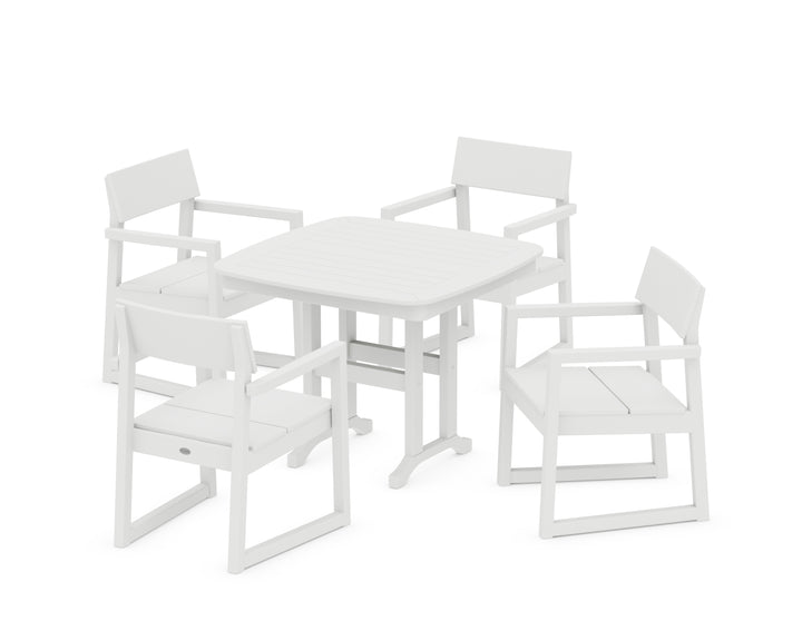 POLYWOOD® EDGE 5-Piece Dining Set