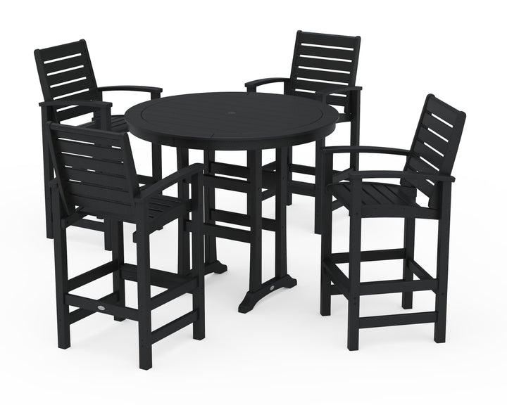 POLYWOOD® 5 Piece Signature Bar Dining Set