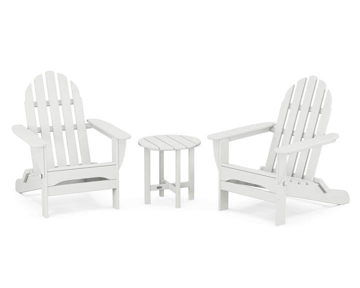POLYWOOD® Classic Folding Adirondack 3-Piece Set