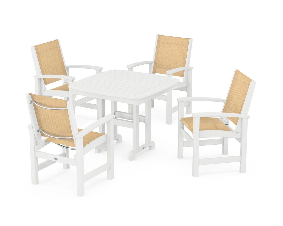 POLYWOOD® Coastal 5-Piece Dining Set