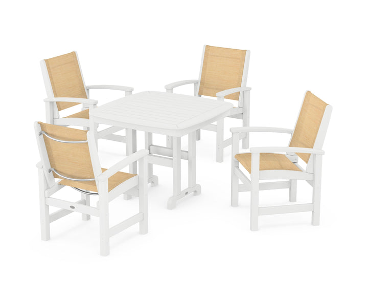 POLYWOOD® Coastal 5-Piece Dining Set
