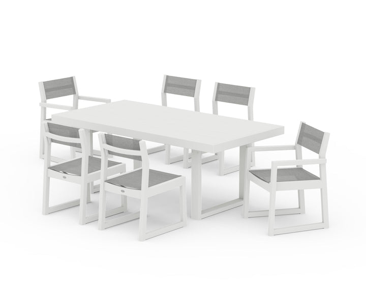 POLYWOOD® EDGE Sling 7-Piece Dining Set
