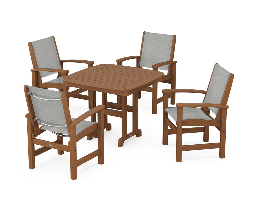 POLYWOOD® Coastal 5-Piece Dining Set