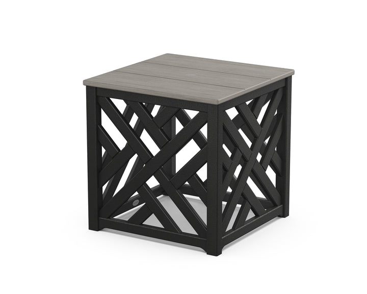 POLYWOOD® Chippendale Umbrella Stand Accent Table