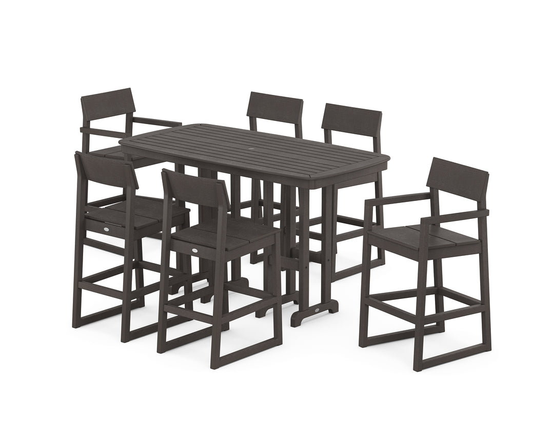 POLYWOOD® EDGE 7-Piece Bar Set