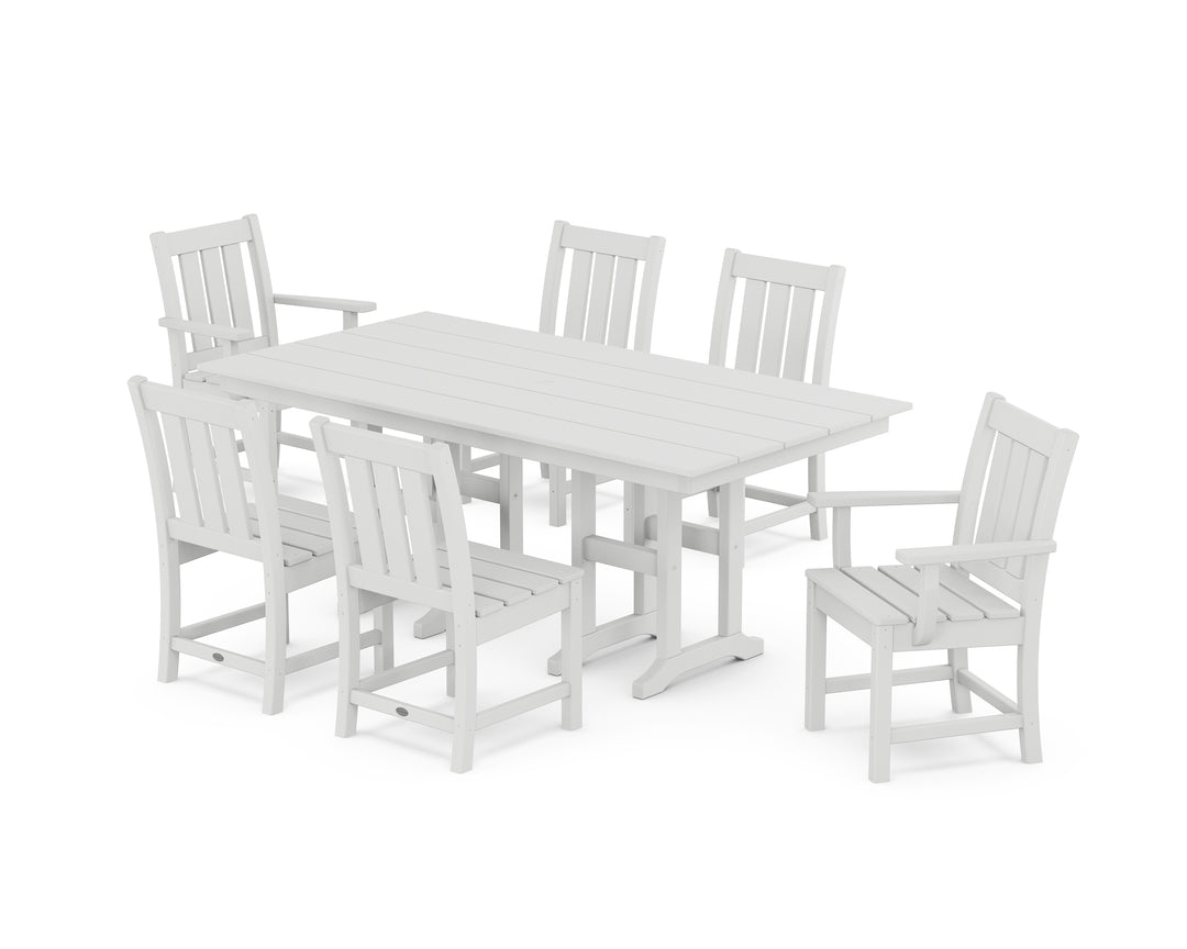 POLYWOOD® Oxford 7-Piece Farmhouse Dining Set