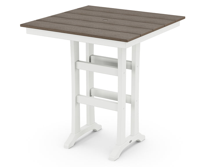 POLYWOOD® Farmhouse Trestle 37" Bar Table