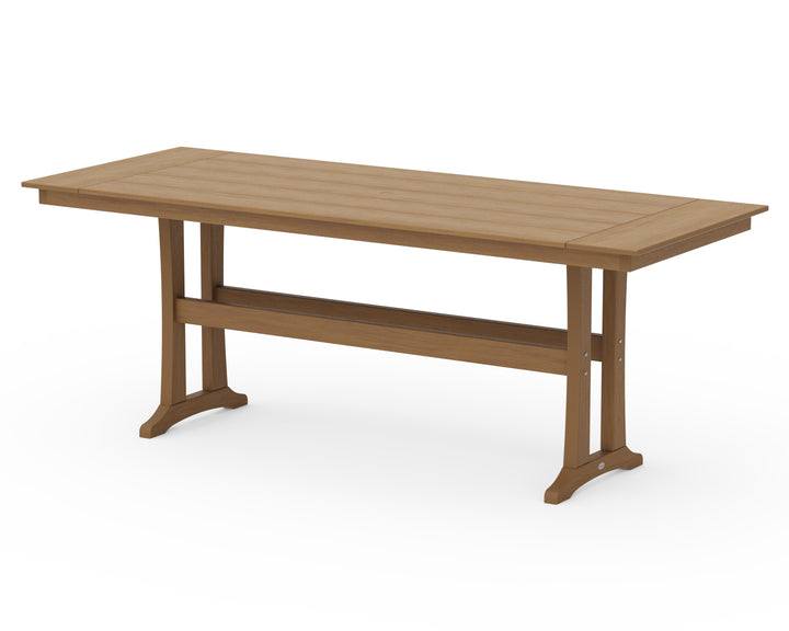 POLYWOOD® Farmhouse Trestle 38” x 96” Counter Table