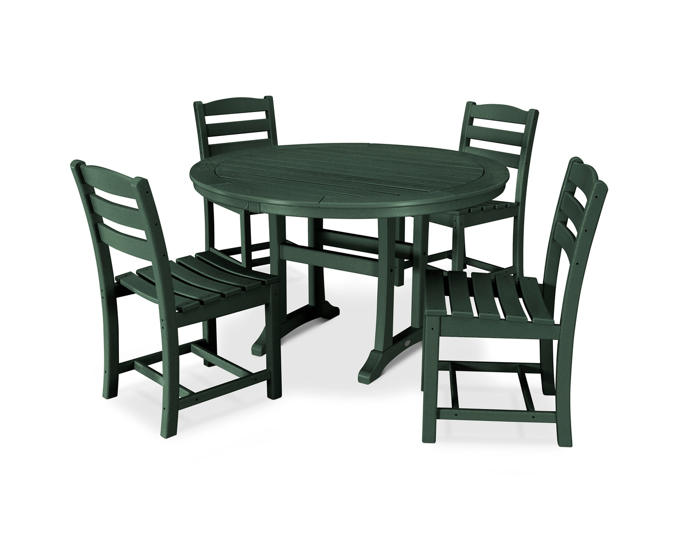 La Casa CafŽ 5-Piece Side Chair Dining Set