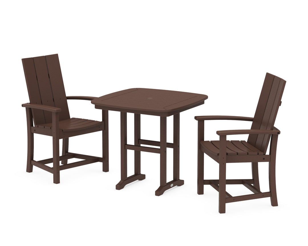 POLYWOOD® Modern Adirondack 3-Piece Dining Set