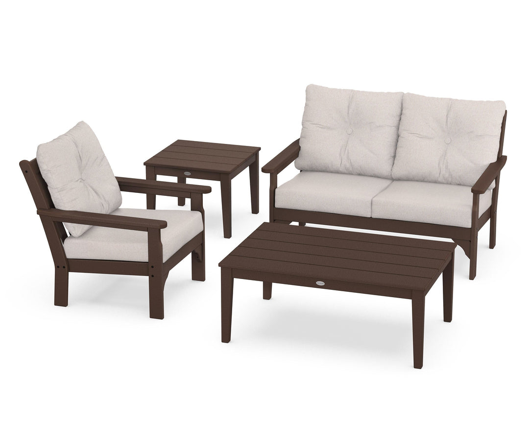 POLYWOOD® Vineyard 4-Piece Deep Seating Set