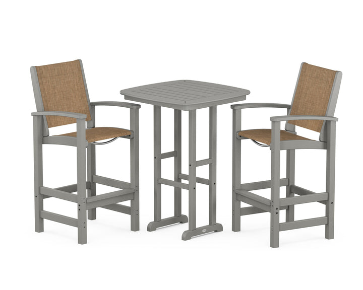 POLYWOOD® Coastal 3-Piece Bar Set