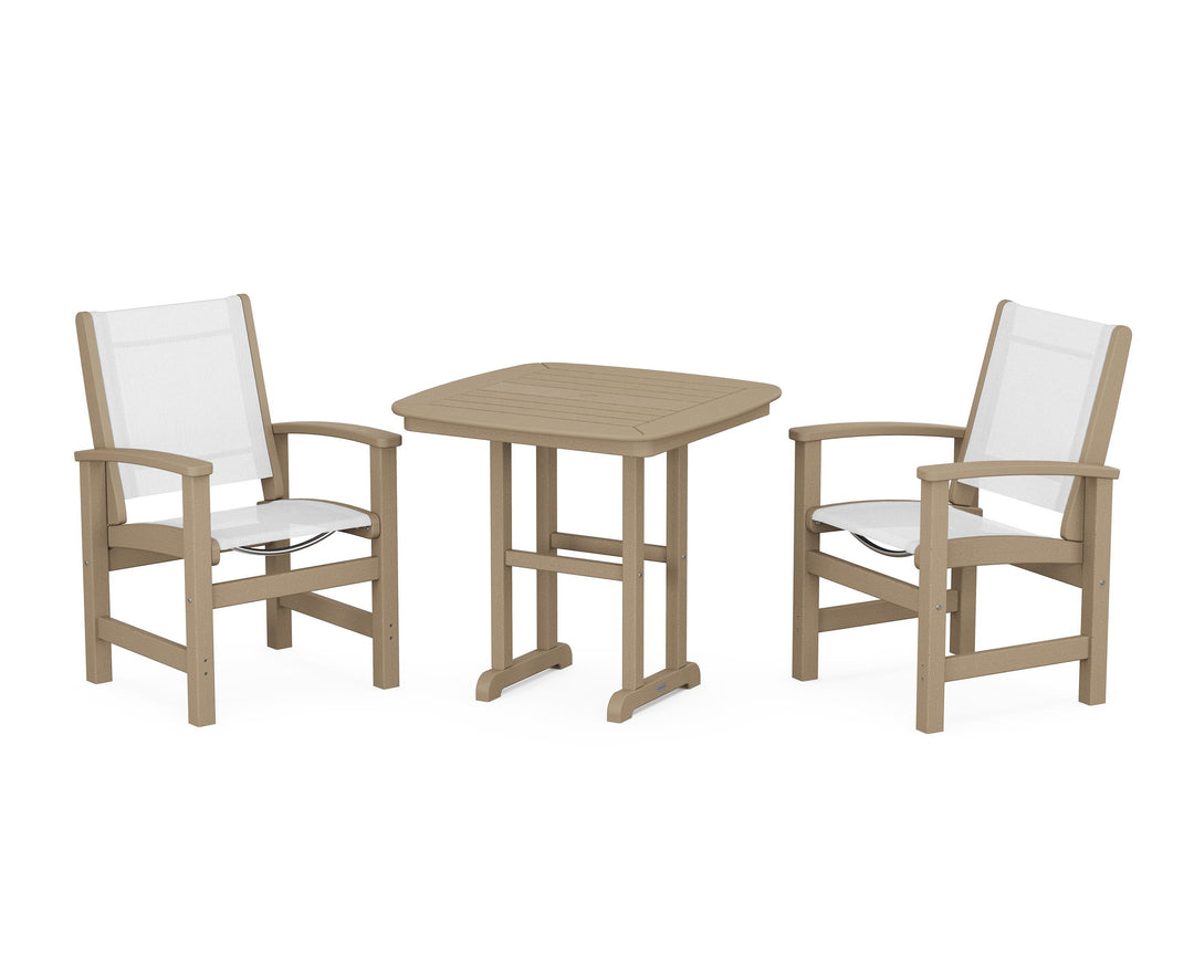 POLYWOOD® Coastal 3-Piece Dining Set