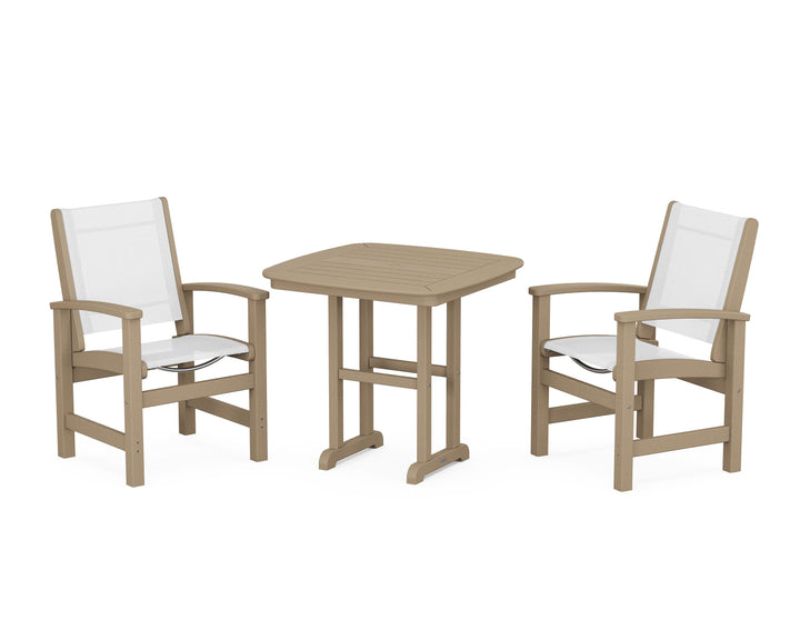 POLYWOOD® Coastal 3-Piece Dining Set