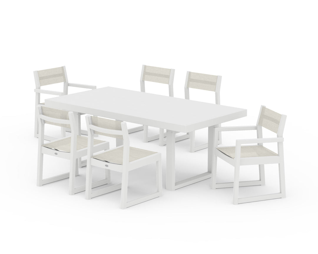 POLYWOOD® EDGE Sling 7-Piece Dining Set