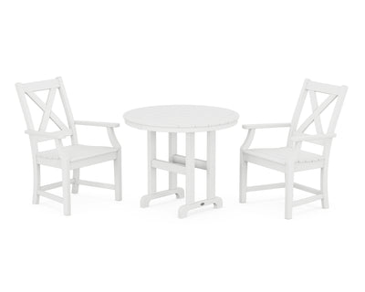 Braxton 3-Piece Round Dining Set