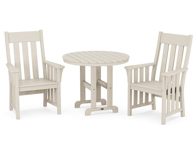 Acadia 3-Piece Farmhouse Dining Set