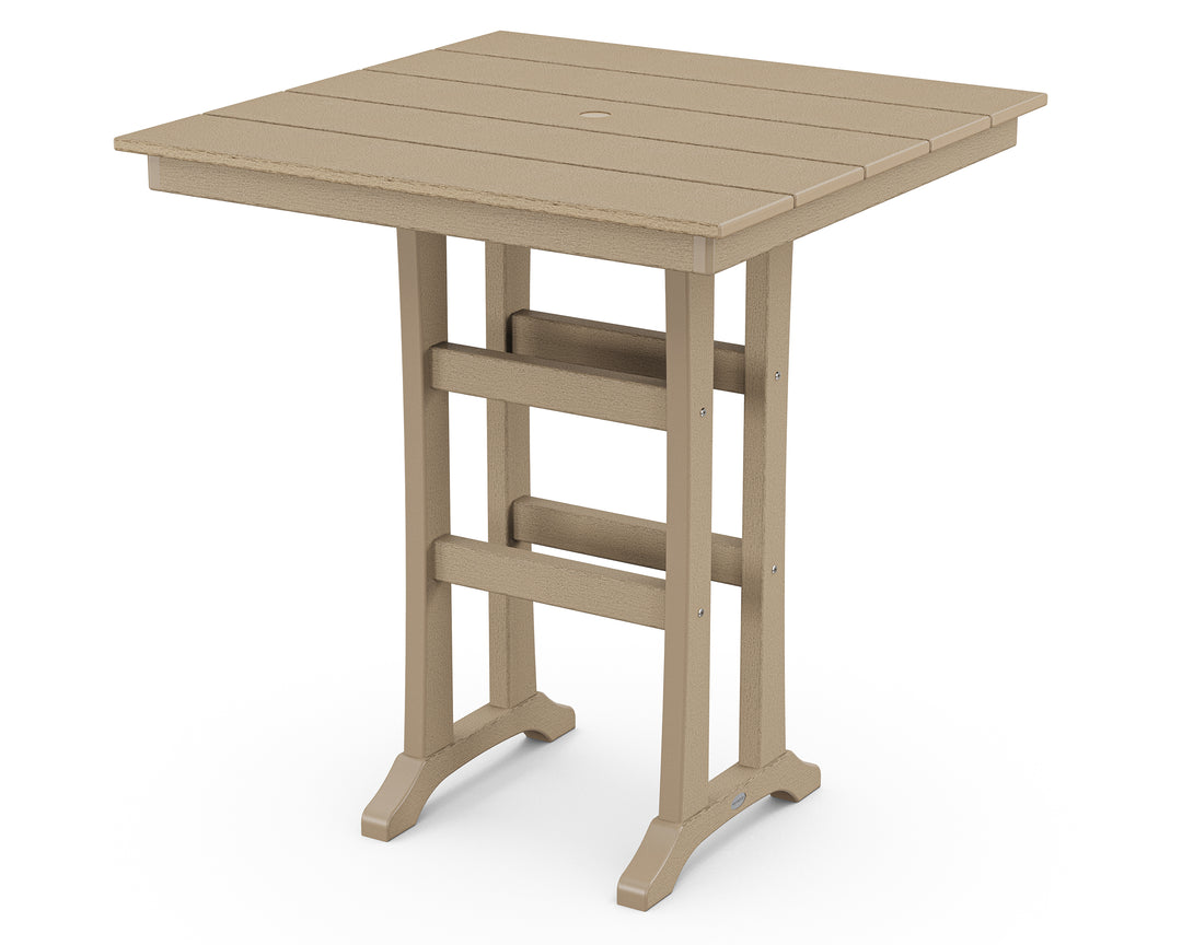 POLYWOOD® Farmhouse Trestle 37" Bar Table