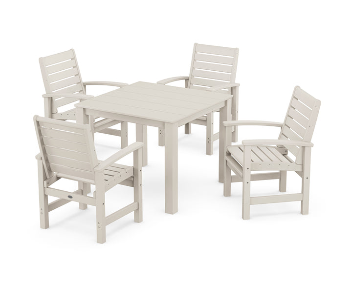 POLYWOOD® Signature 5-Piece Parsons Dining Set