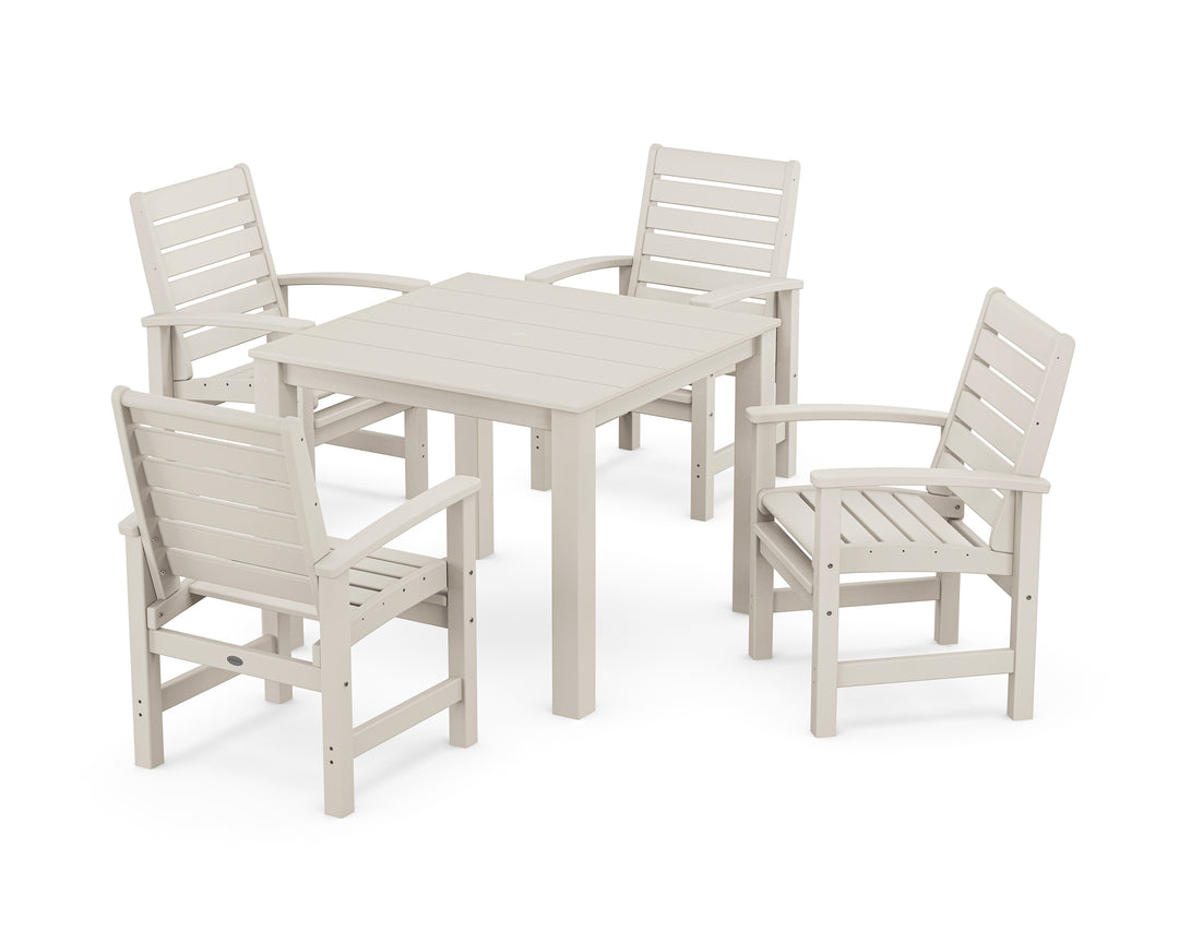 POLYWOOD® Signature 5-Piece Parsons Dining Set