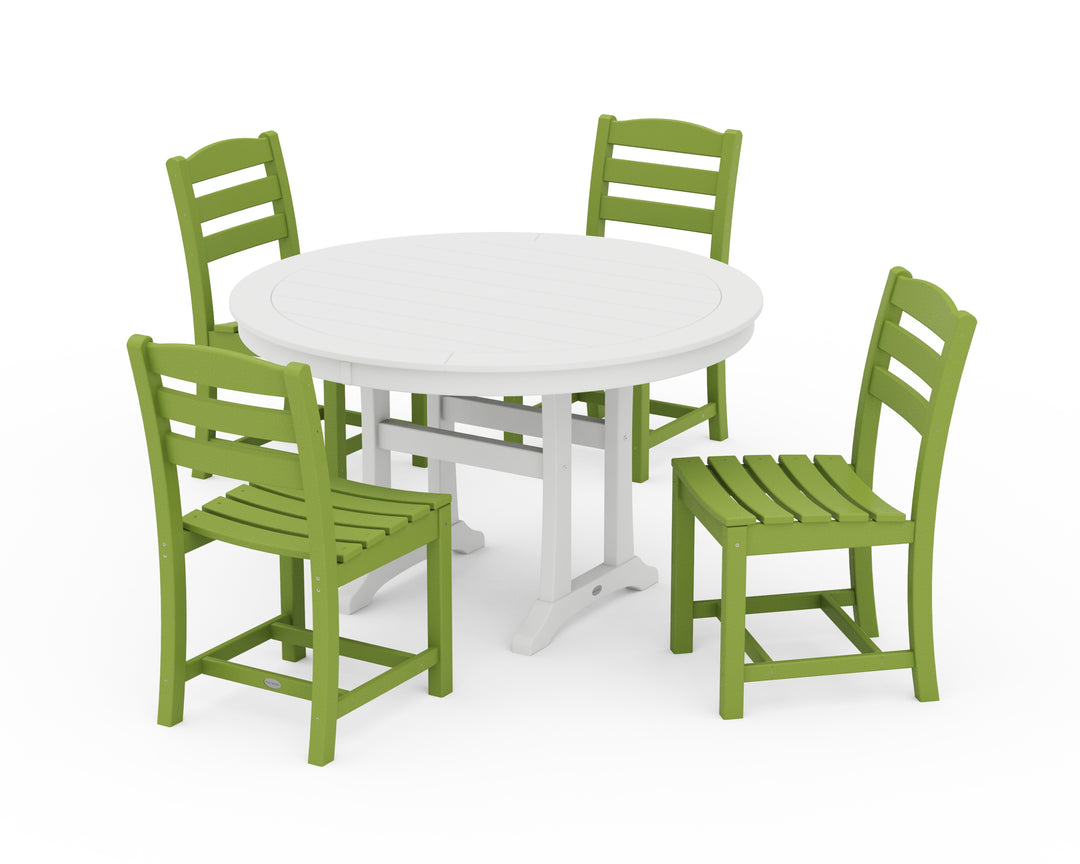POLYWOOD® La Casa Café 5-Piece Side Chair Dining Set