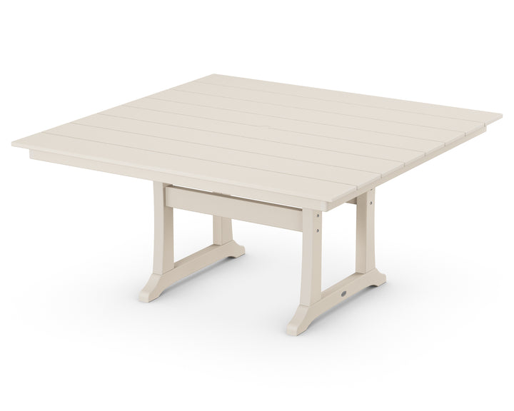POLYWOOD® Farmhouse Trestle 59" Dining Table
