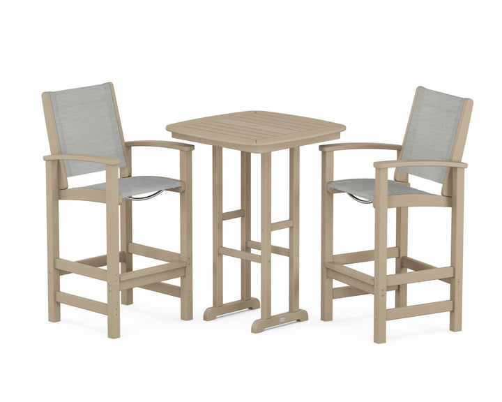 POLYWOOD® Coastal 3-Piece Bar Set