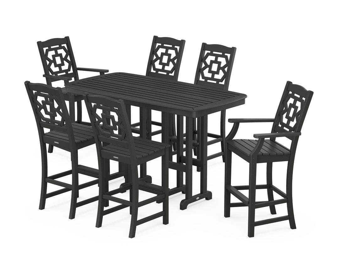 Martha Stewart by POLYWOOD® Chinoiserie 7-Piece Bar Set