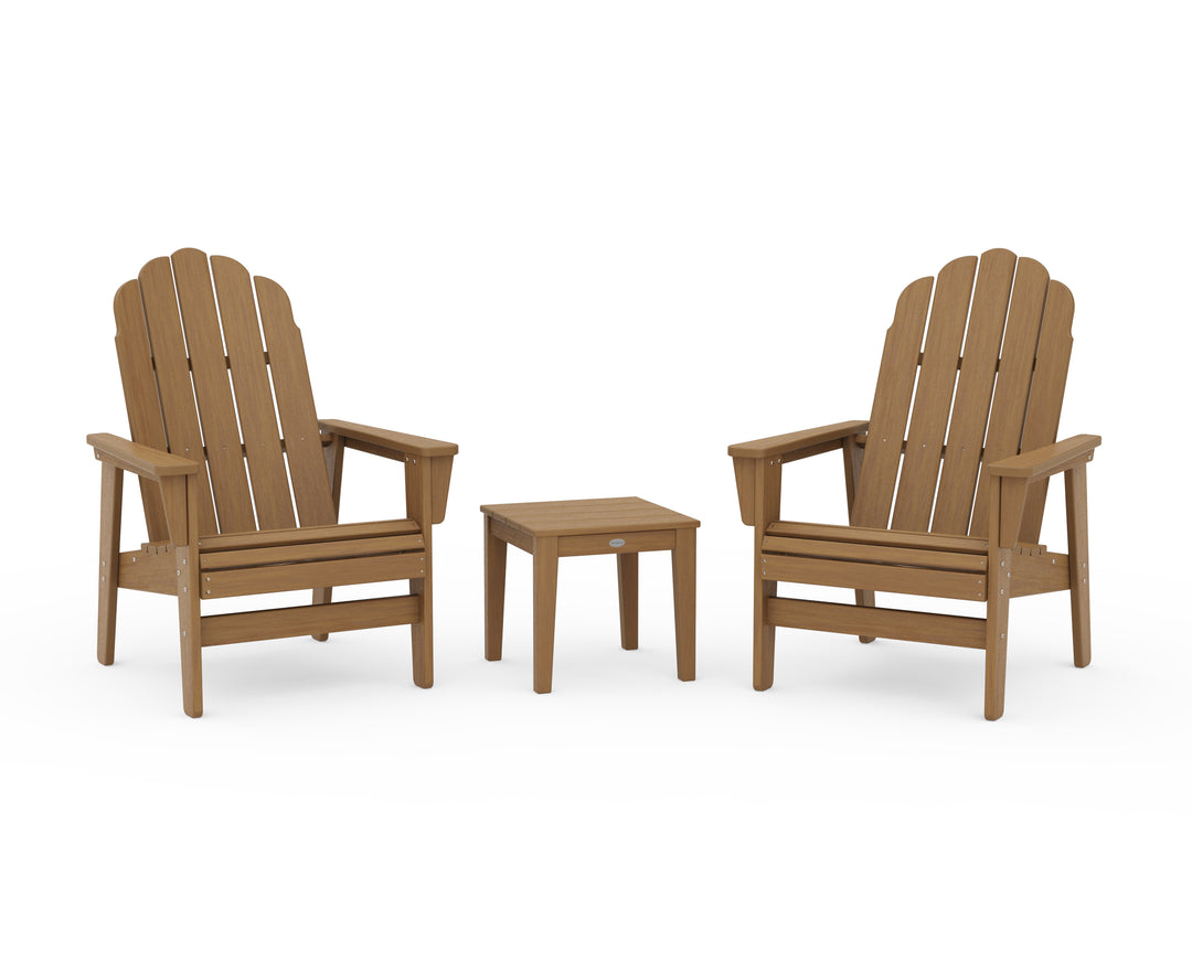 POLYWOOD® 3-Piece Vineyard Grand Upright Adirondack Set