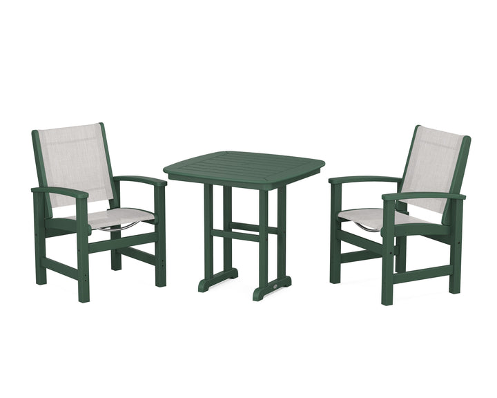 POLYWOOD® Coastal 3-Piece Dining Set