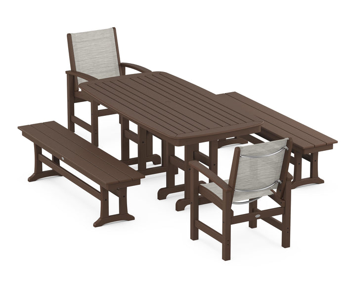 POLYWOOD® Coastal 5-Piece Dining Set
