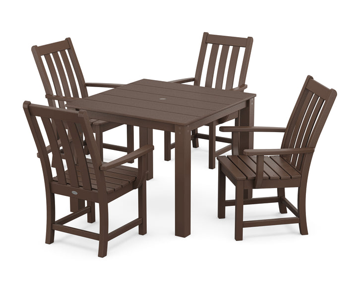 POLYWOOD® Vineyard 5-Piece Parsons Dining Set