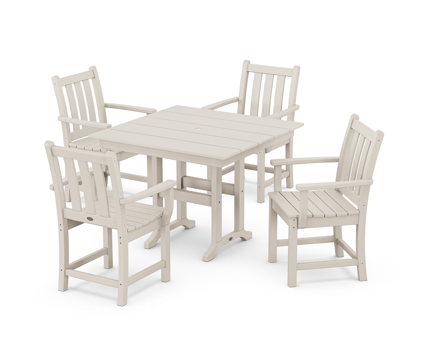 Traditional Garden 5-Piece Farmhouse Dining Set