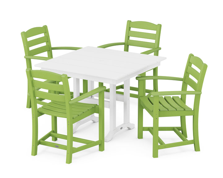 POLYWOOD® La Casa Café 5-Piece Farmhouse Dining Set