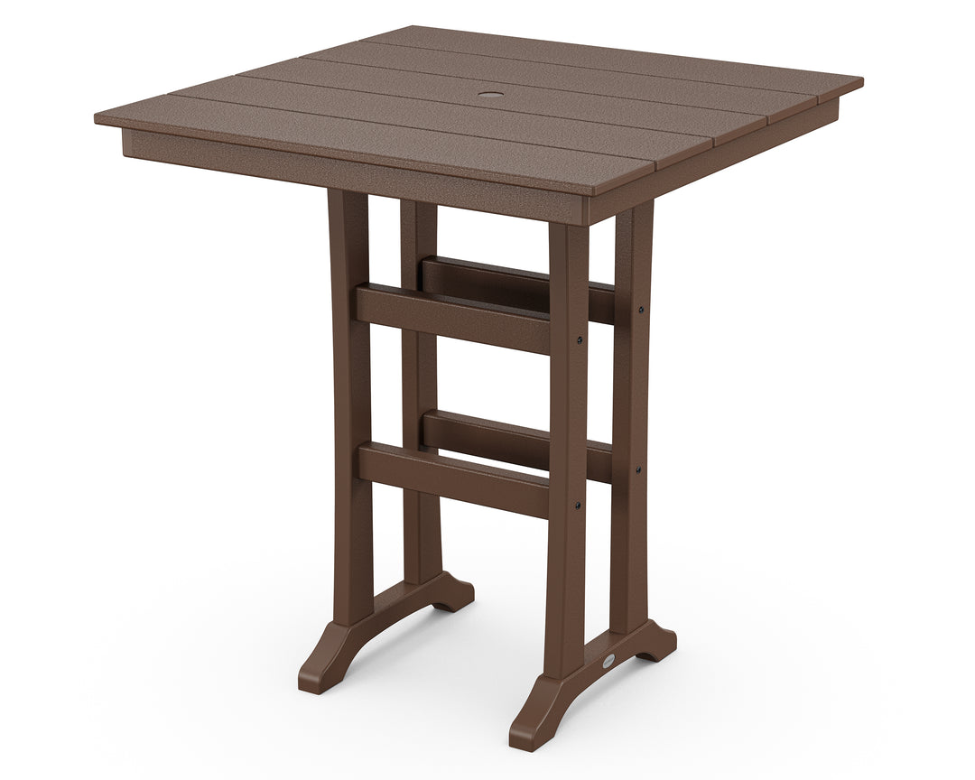 POLYWOOD® Farmhouse Trestle 37" Bar Table