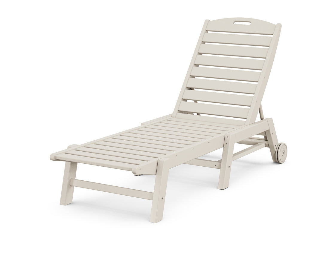 POLYWOOD® Nautical Chaise with Wheels