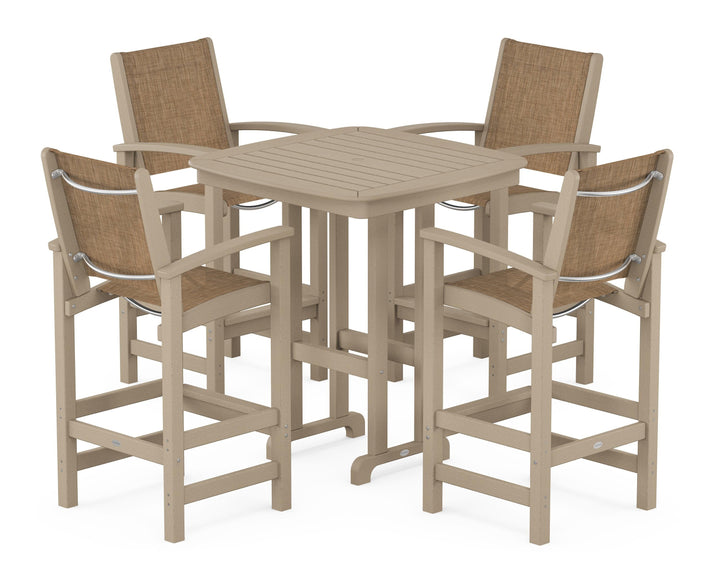 POLYWOOD® Coastal 5-Piece Bar Set