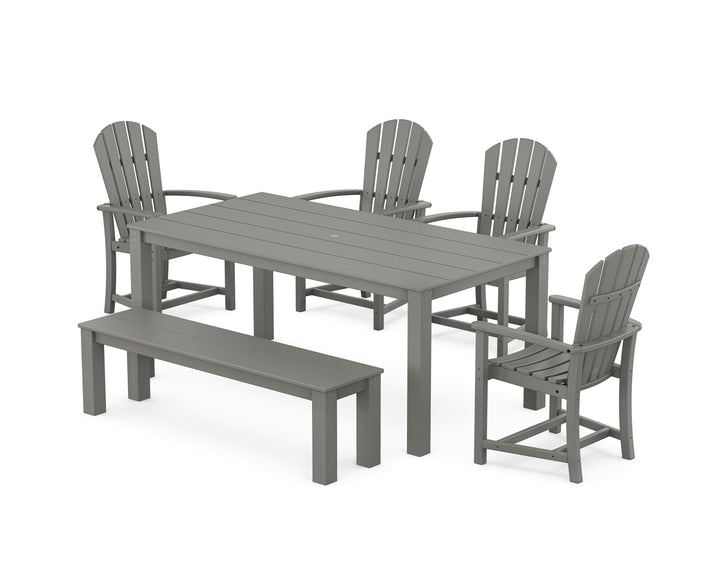 POLYWOOD® Palm Coast 6-Piece Parsons Dining Set with Bench